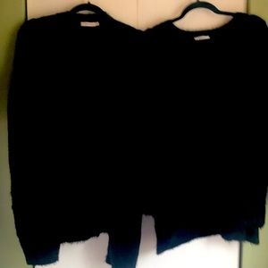 Matching sweater set.  Pullover and cardigan.